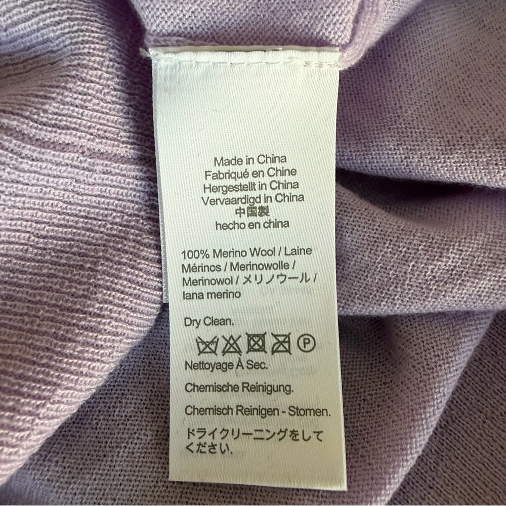 J. Crew Lavender Merino Wool Sleeveless Tank Top Size S - Picture 10 of 11
